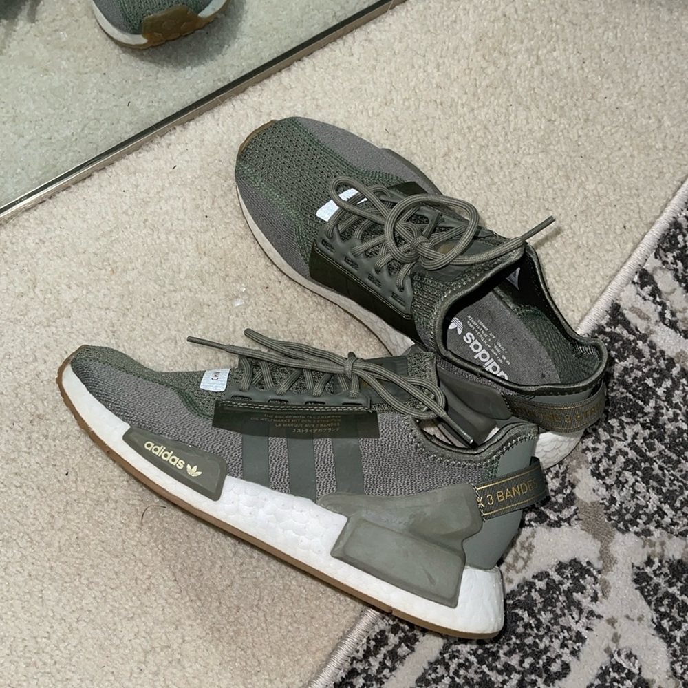 adidas Kids Sneakers in Green and White